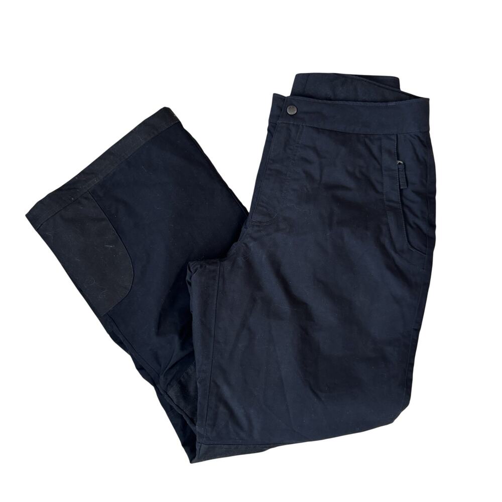 Lands’ End Black Squall Snow Pant Insulated Waterproof Winter Gear Kid Small 6/8
